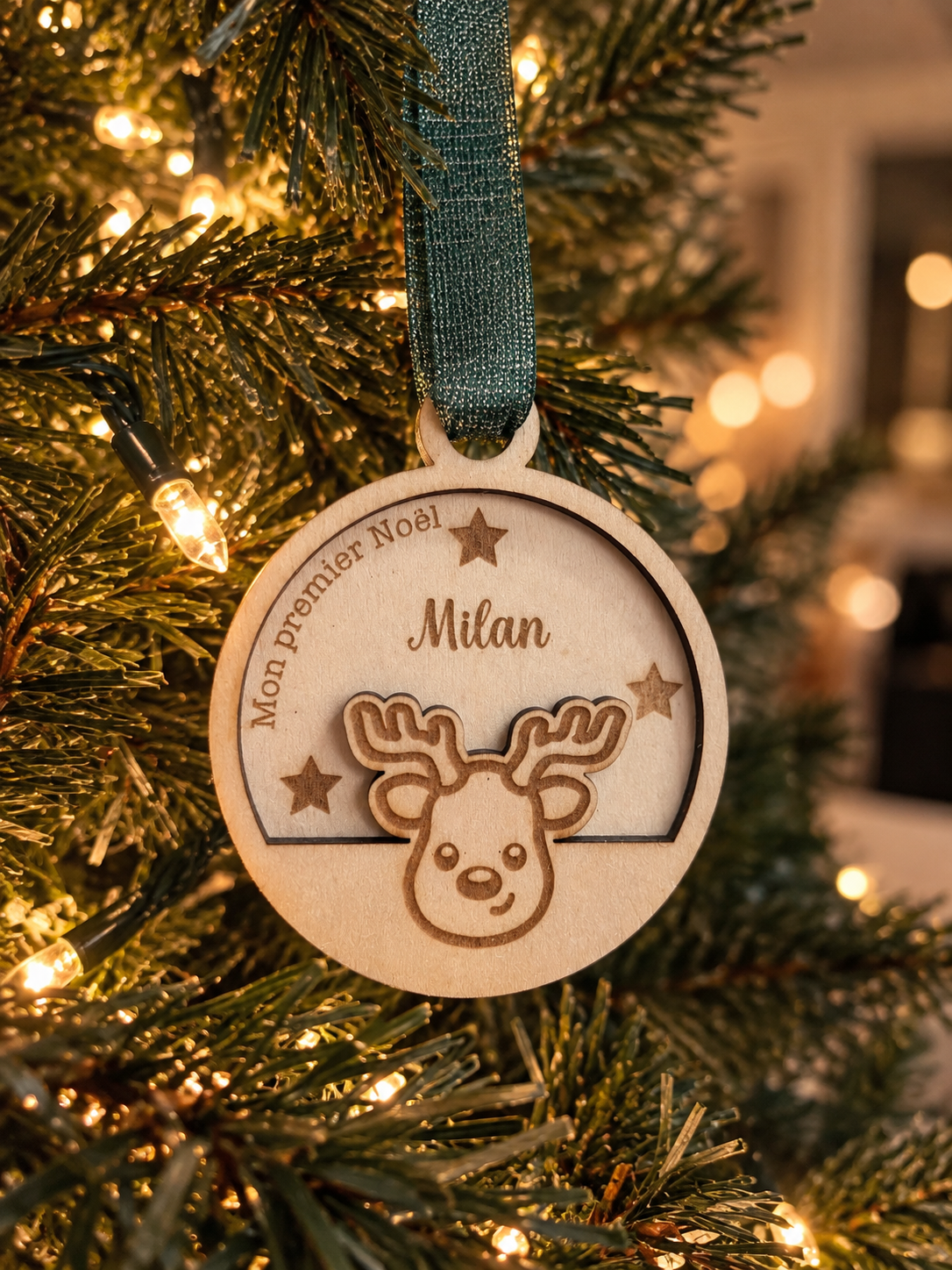 Boule de Noël personnalisé pour enfant