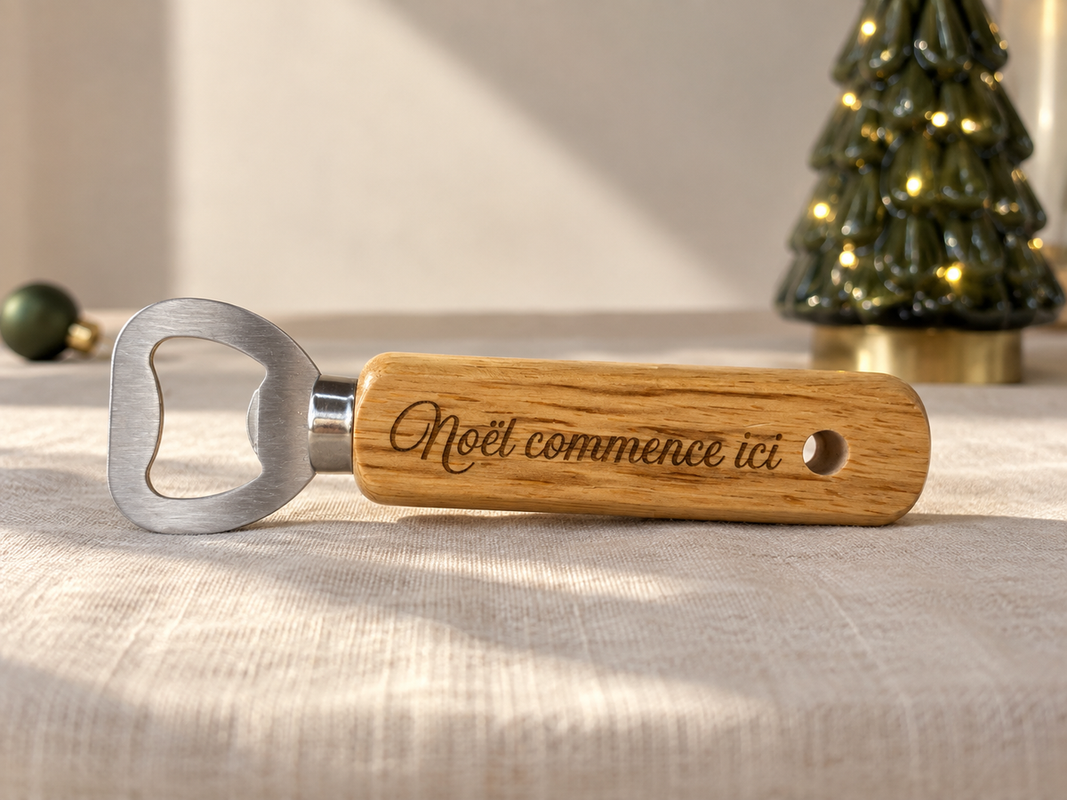 Décapsuleur personnalisé spéciale Noël
