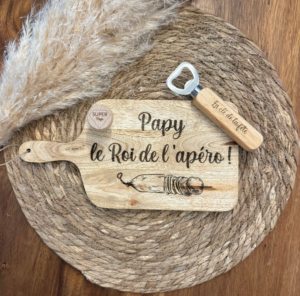 coffret cuisine personnalisé bois