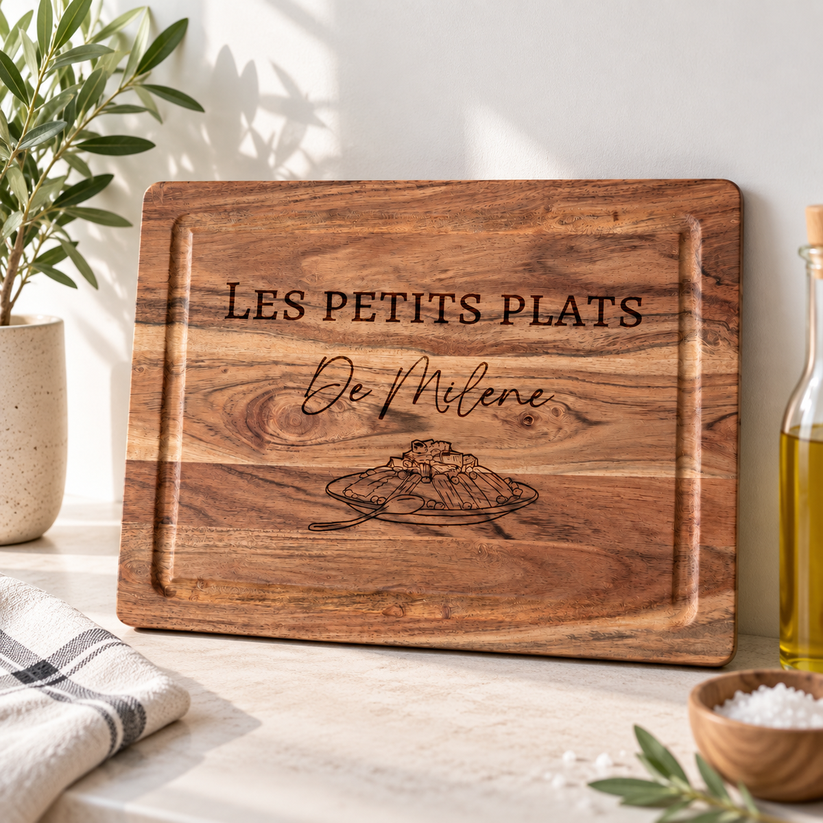 Planche à découper personnalisée