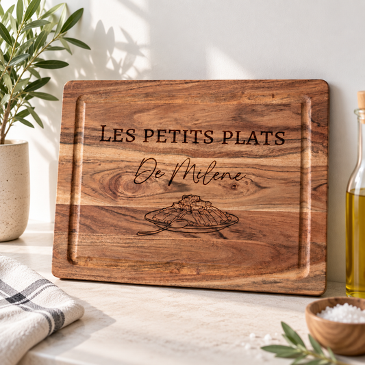 Planche à découper personnalisée