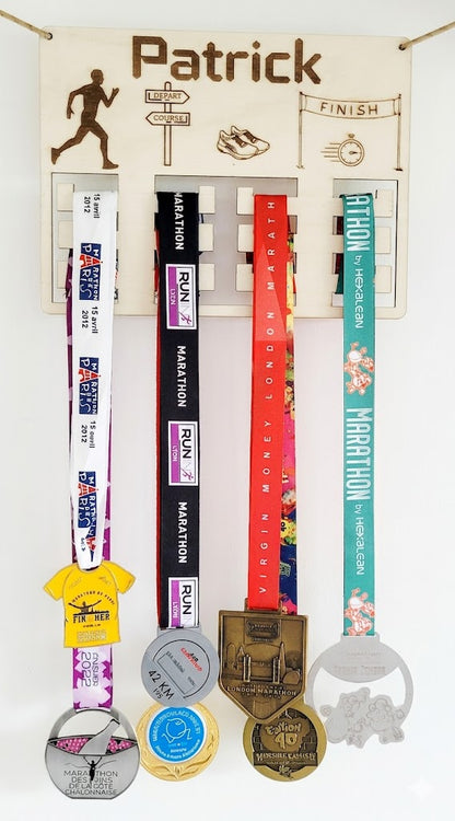 Support médaille de course personnalisé
