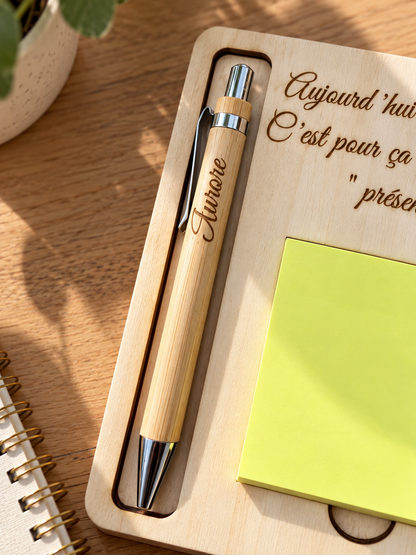 Stylo personnalisé en bois