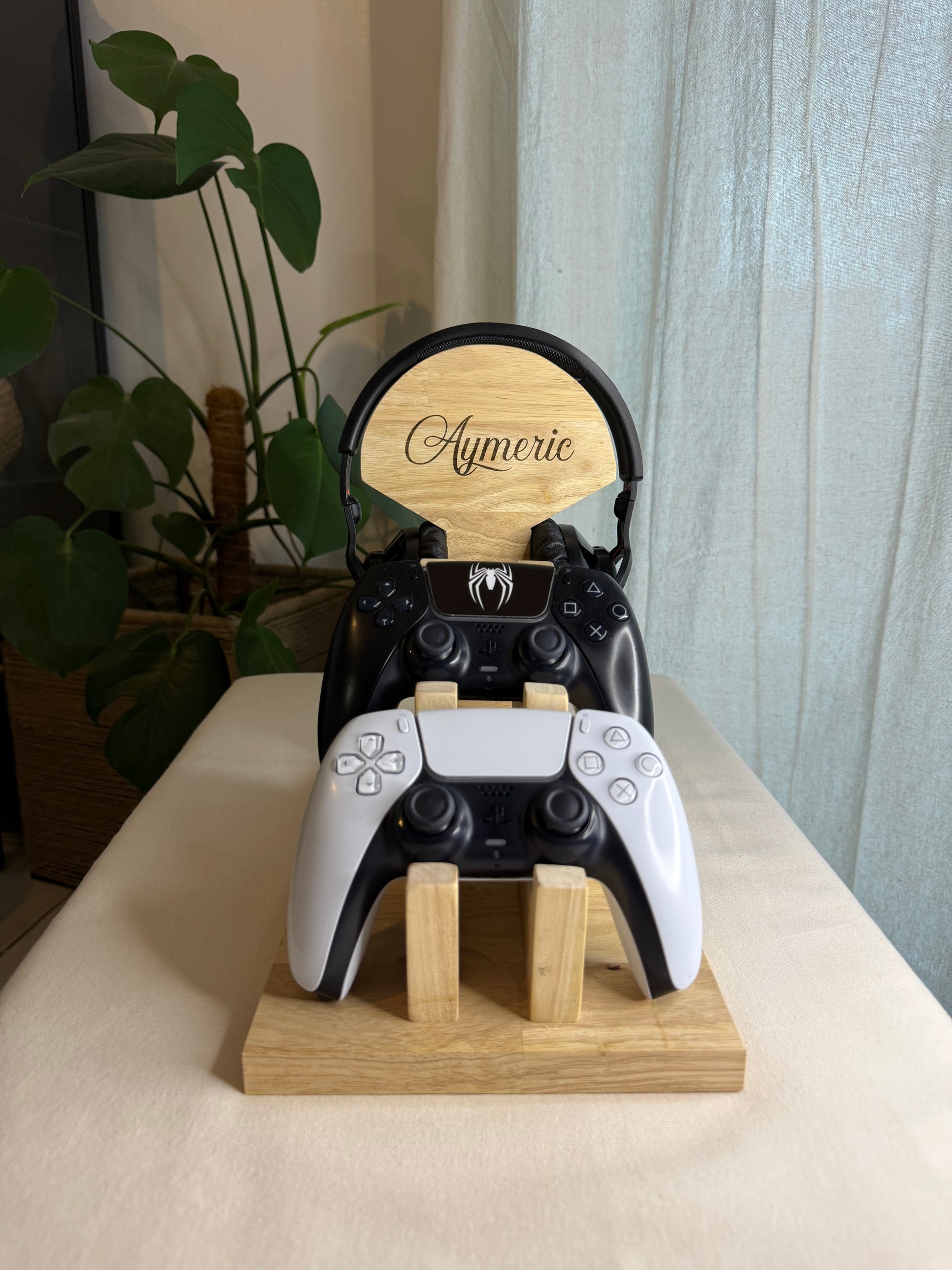 Support de casque gaming et manettes consoles personnalisable