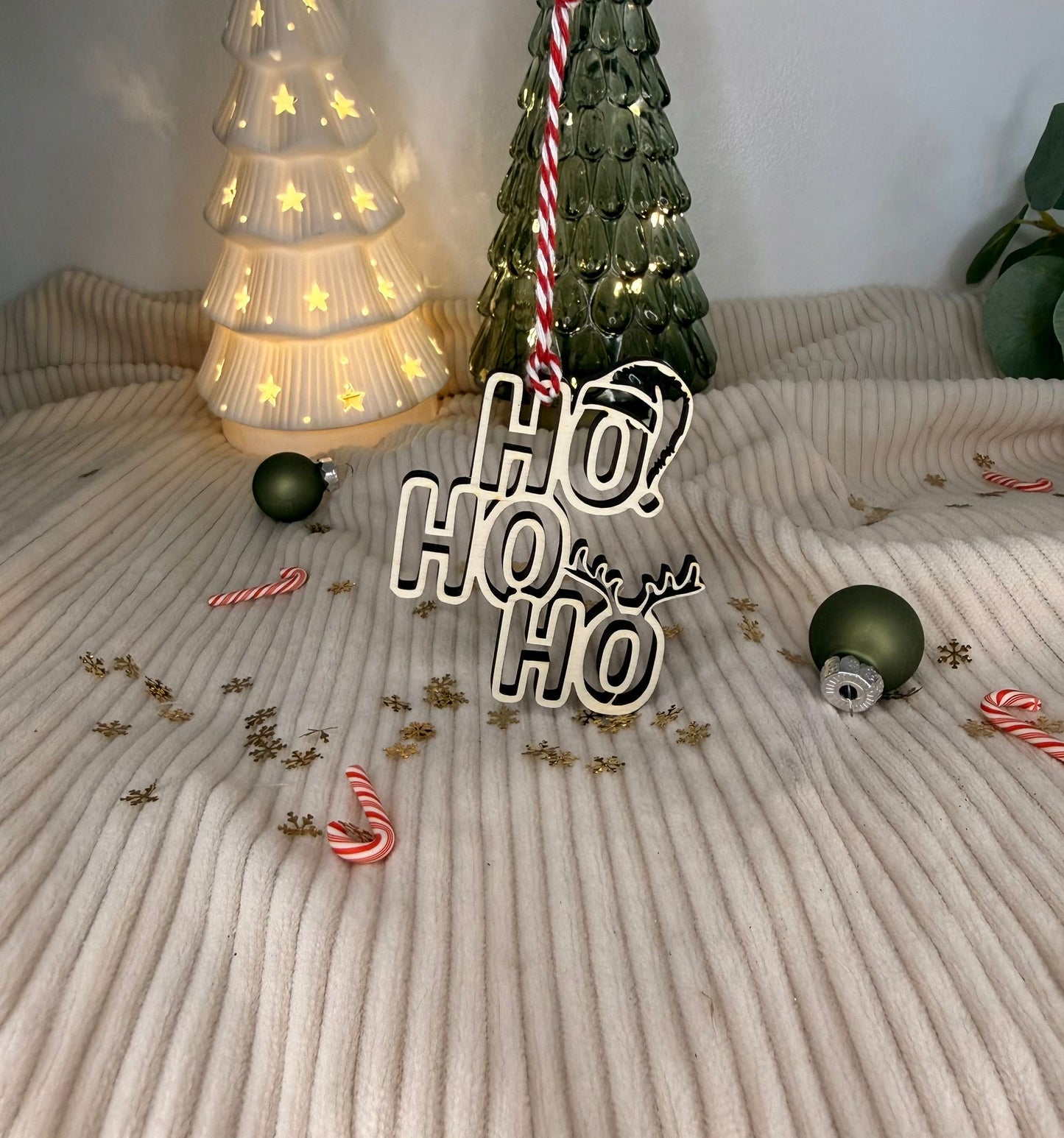 Boule de Noël en bois