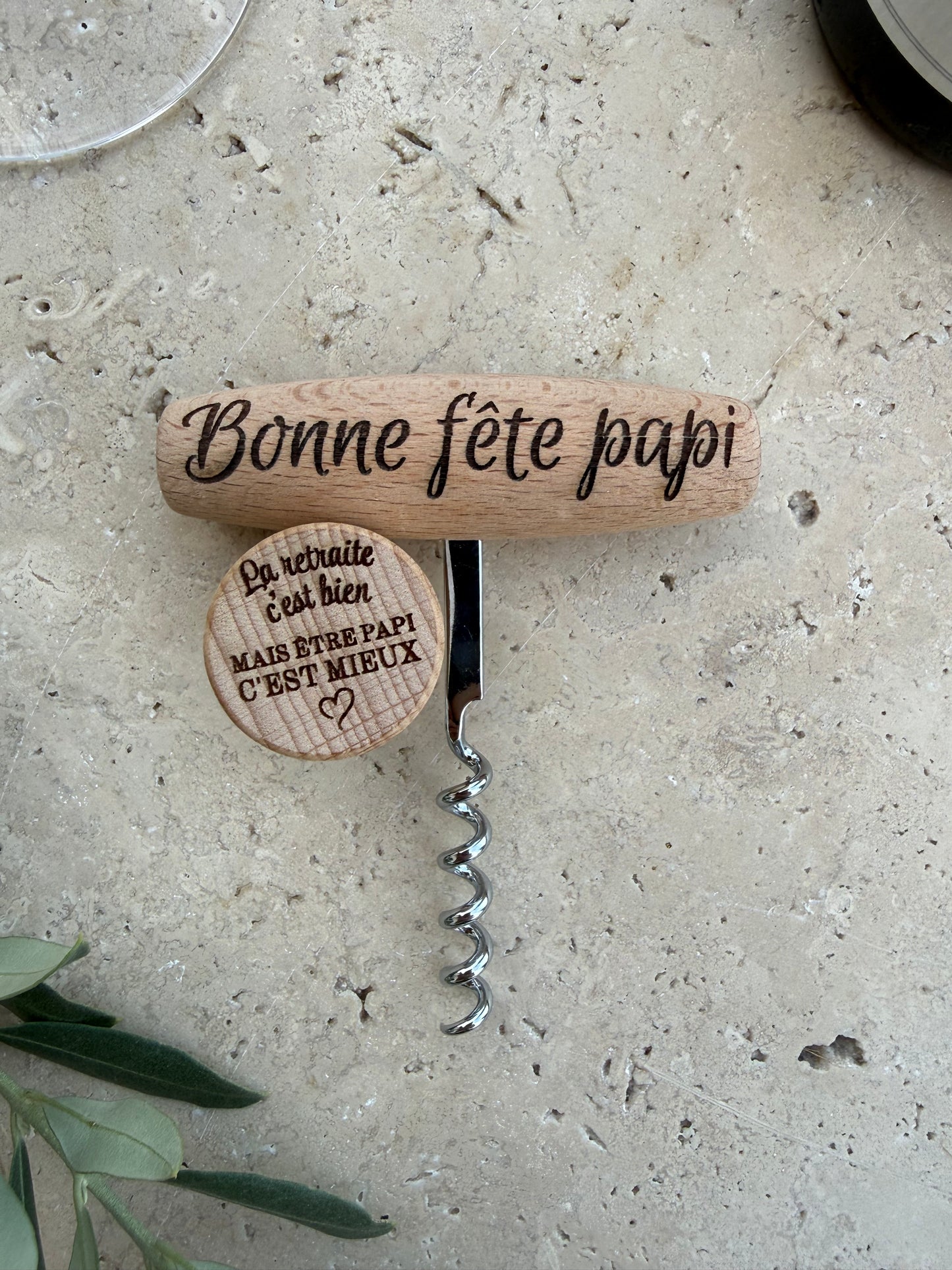 Tire bouchon et bouchon personnalisés