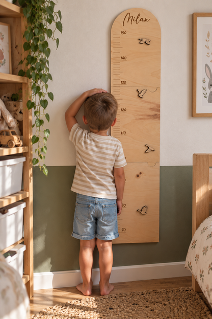 Toise murale personnalisée pour mesurer les enfants