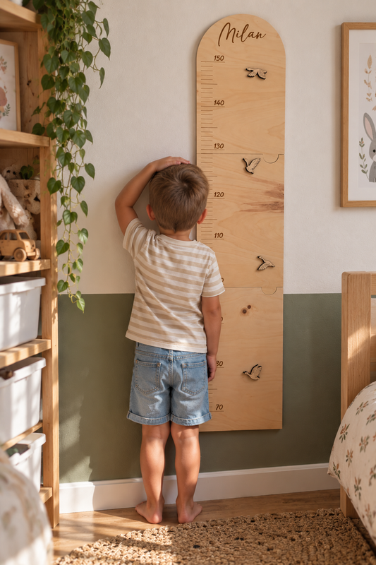 Toise murale personnalisée pour mesurer les enfants