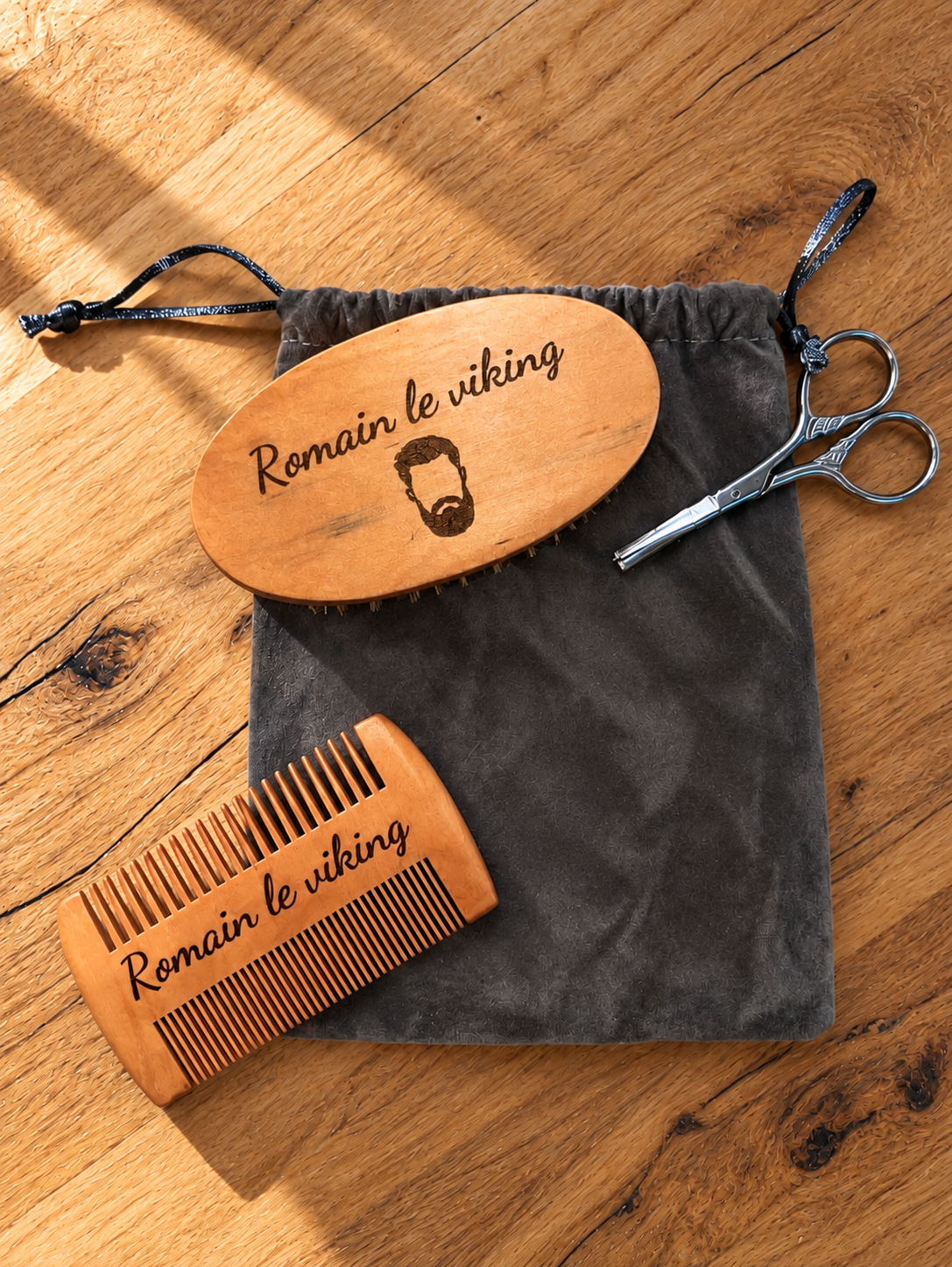 Accessoires pour soin de la barbe pour homme personnalisé