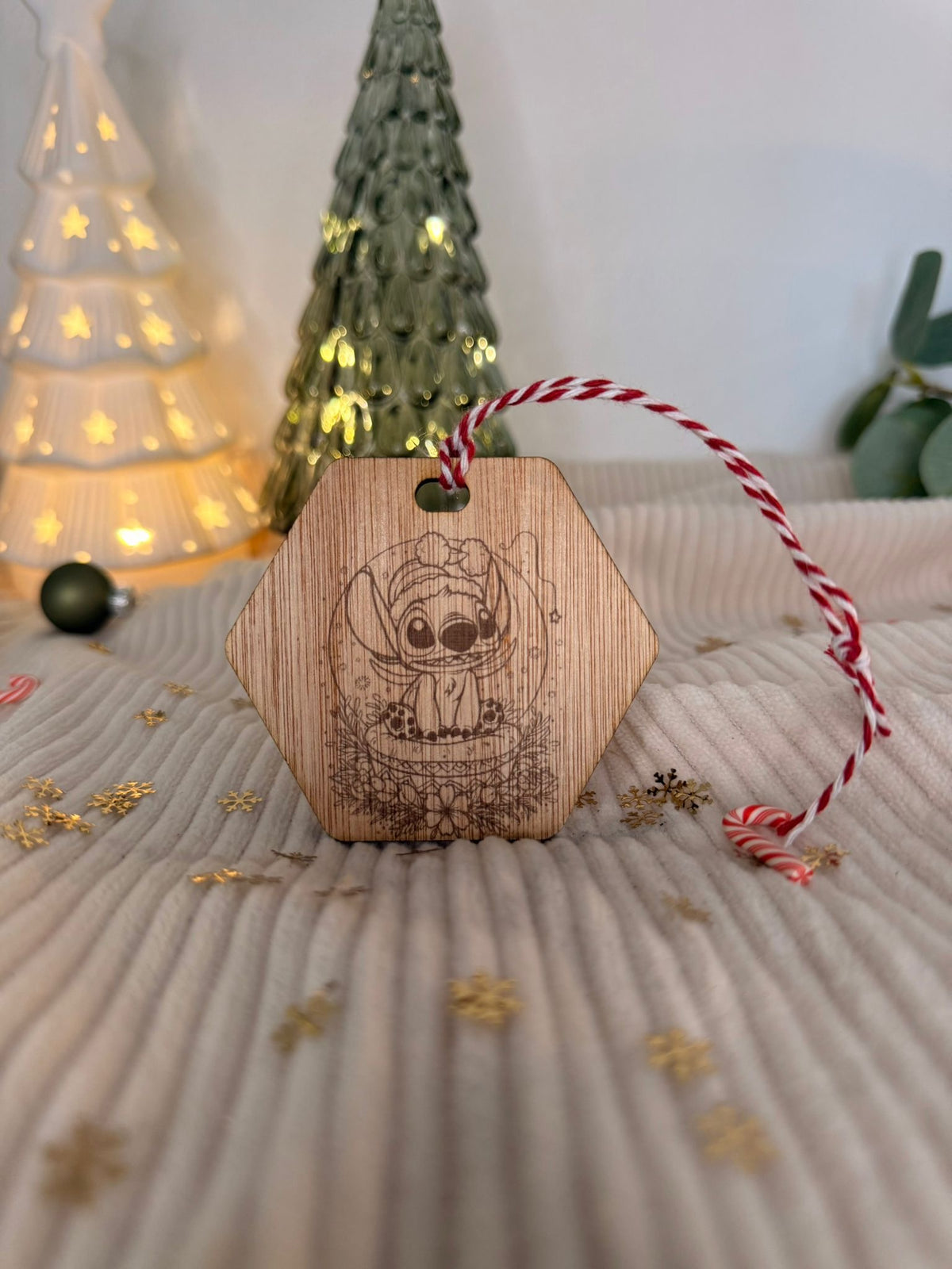 Boule de Noël Stitch personnalisable