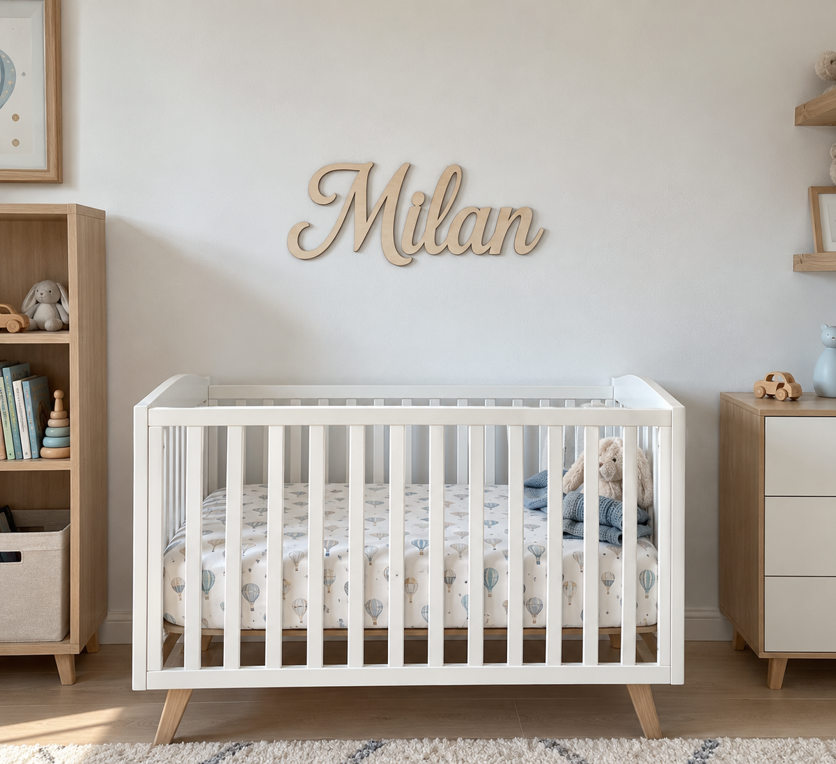 cadeau de naissance en bois personnalisé