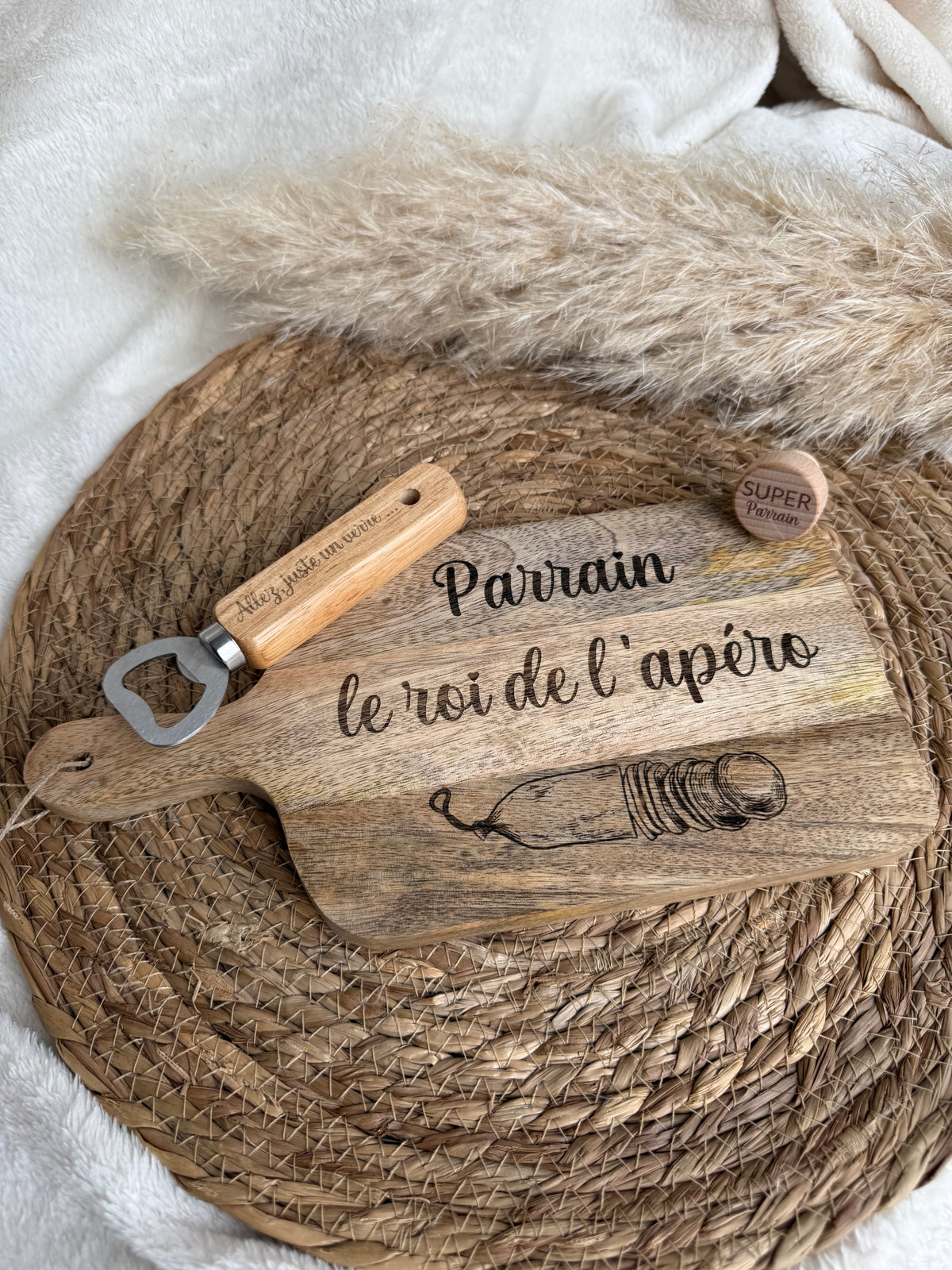 coffret cuisine personnalisé bois
