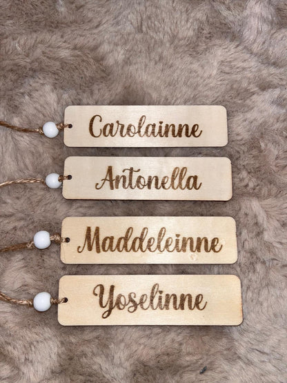 Marque page personnalisé en bois