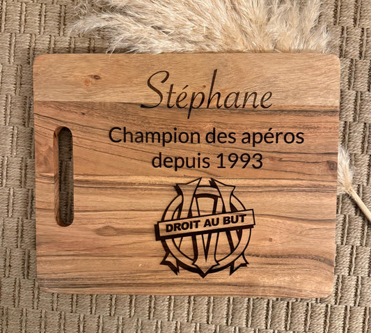 Planche à Découper personnalisée en Bois d'Acacia