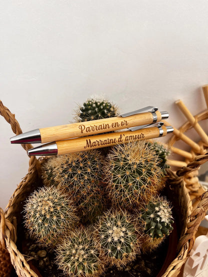 Stylo en bois personnalisé