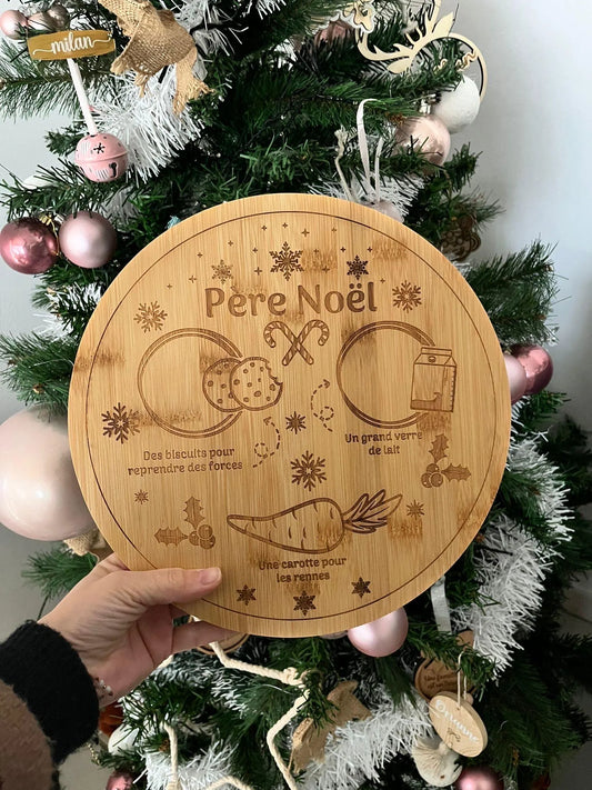 Plateau goûter du père Noël et ses rennes