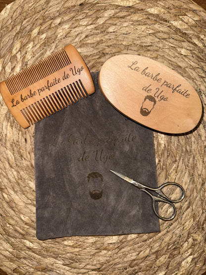 Coffret soin de la barbe personnalisé