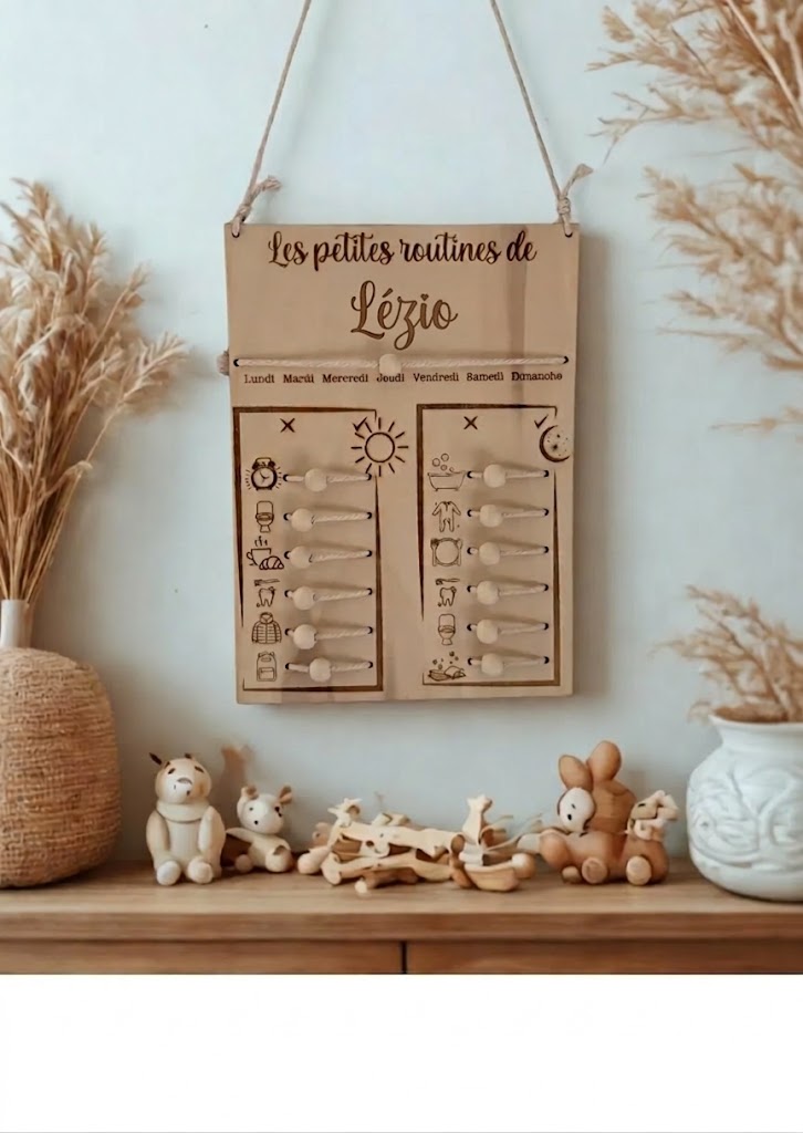 Tableau de petites routines personnalisé